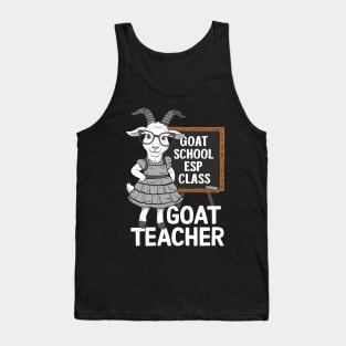 Goat Teacher Tank Top